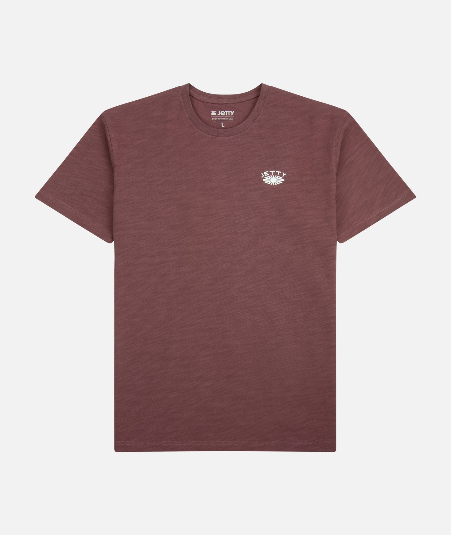 Sedge Slub Tee - Mauve - Jetty