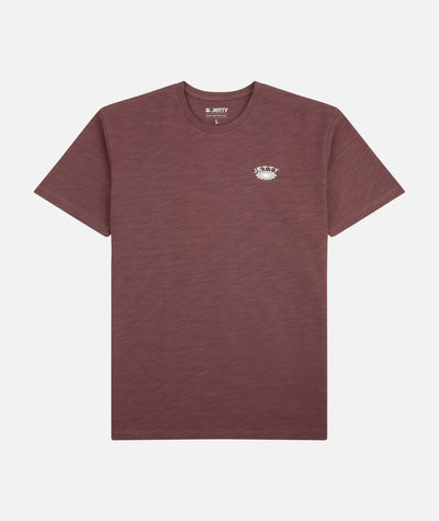 Sedge Slub Tee - Mauve - Jetty