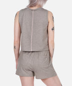 Isle Lounge Short - Warm Grey - Jetty