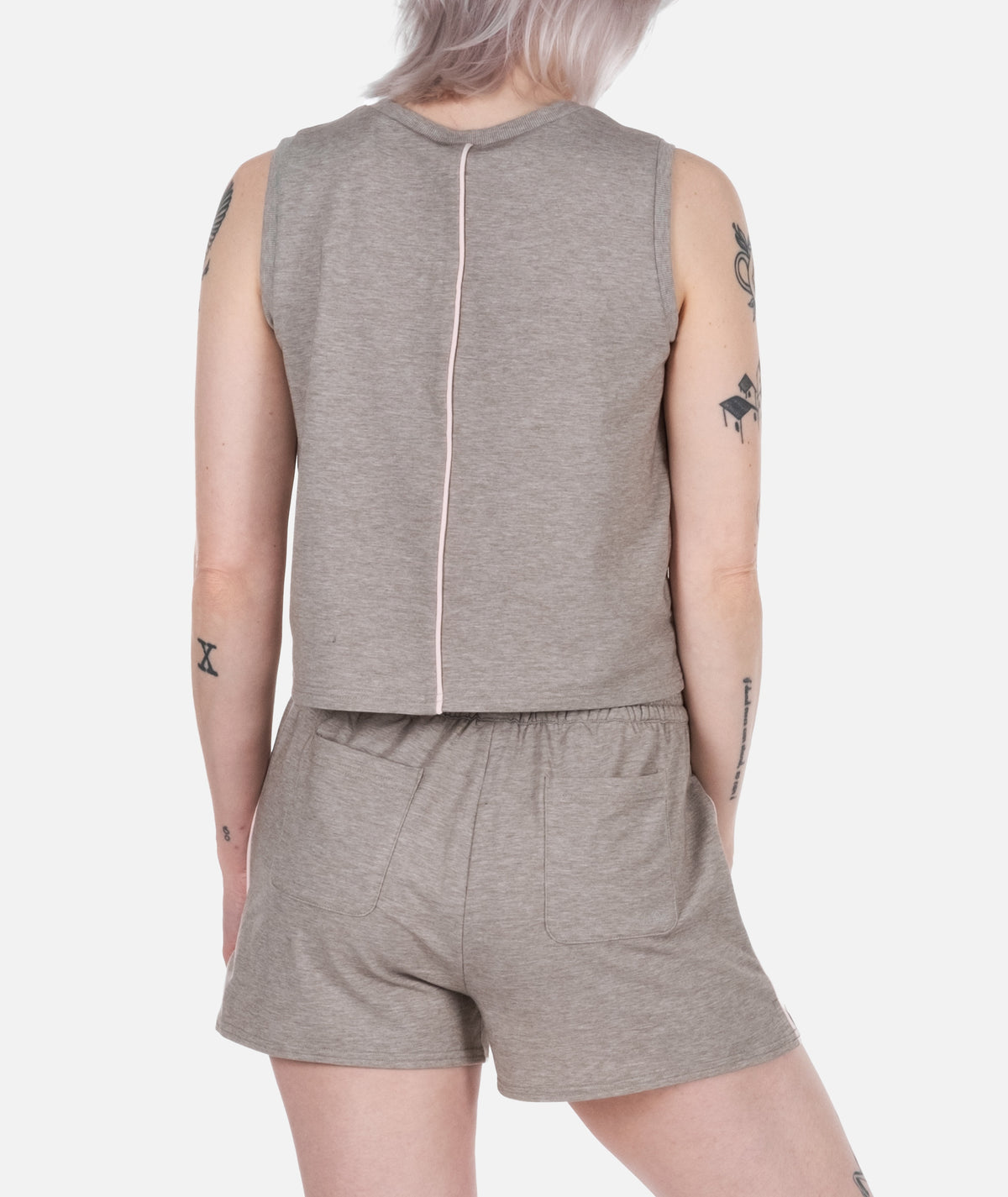 Isle Lounge Short - Warm Grey - Jetty