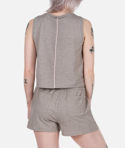 Isle Lounge Short - Warm Grey - Jetty