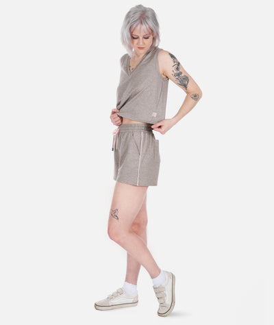Isle Lounge Short - Warm Grey - Jetty