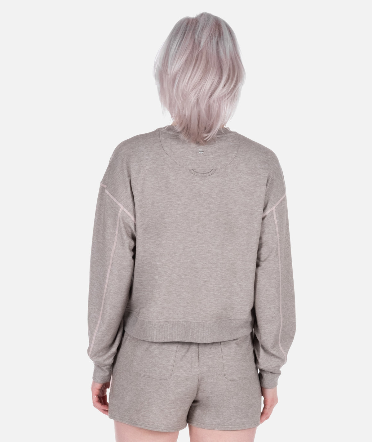 Lily Crewneck Sweatshirt - Warm Grey - Jetty