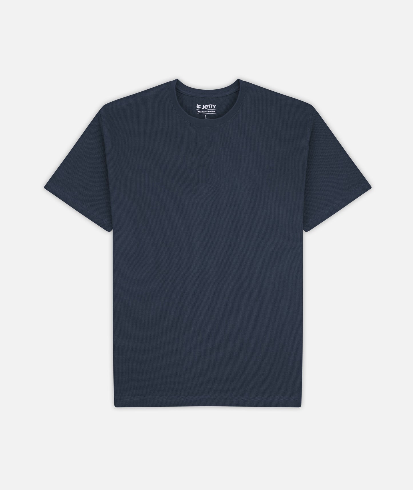 Trench Waffle Tee - Navy - Jetty
