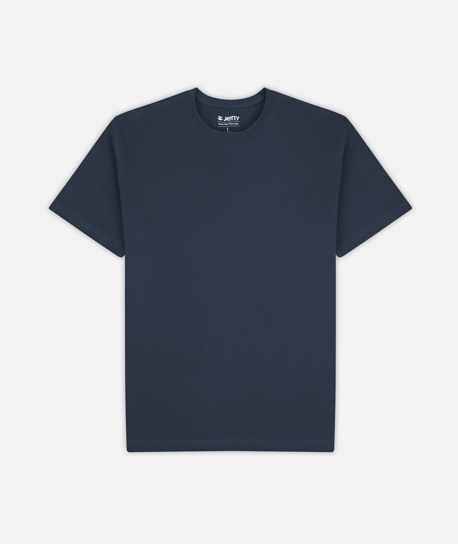 Trench Waffle Tee - Navy - Jetty
