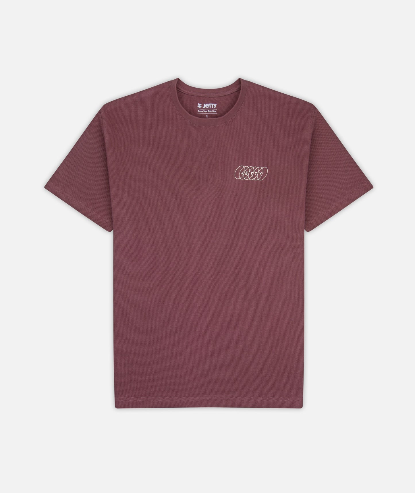 Trench Waffle Tee - Mauve - Jetty