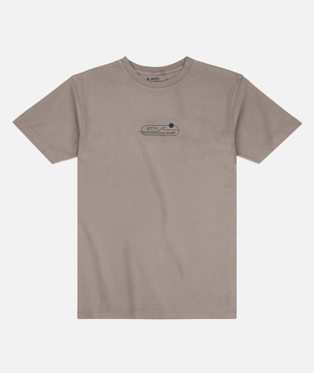 Merit Tee - Cinder - Jetty