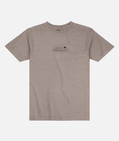 Merit Tee - Cinder - Jetty