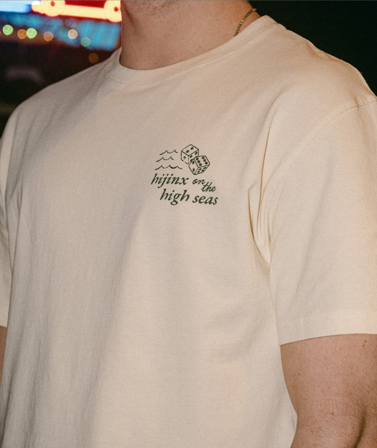 Shenanigans Tee - Vintage White