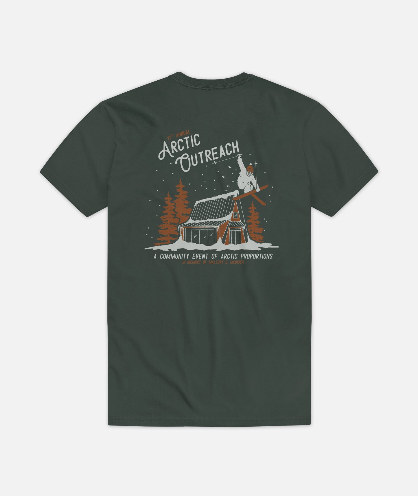 Arctic Outreach 2026 Tee - Hunter Green