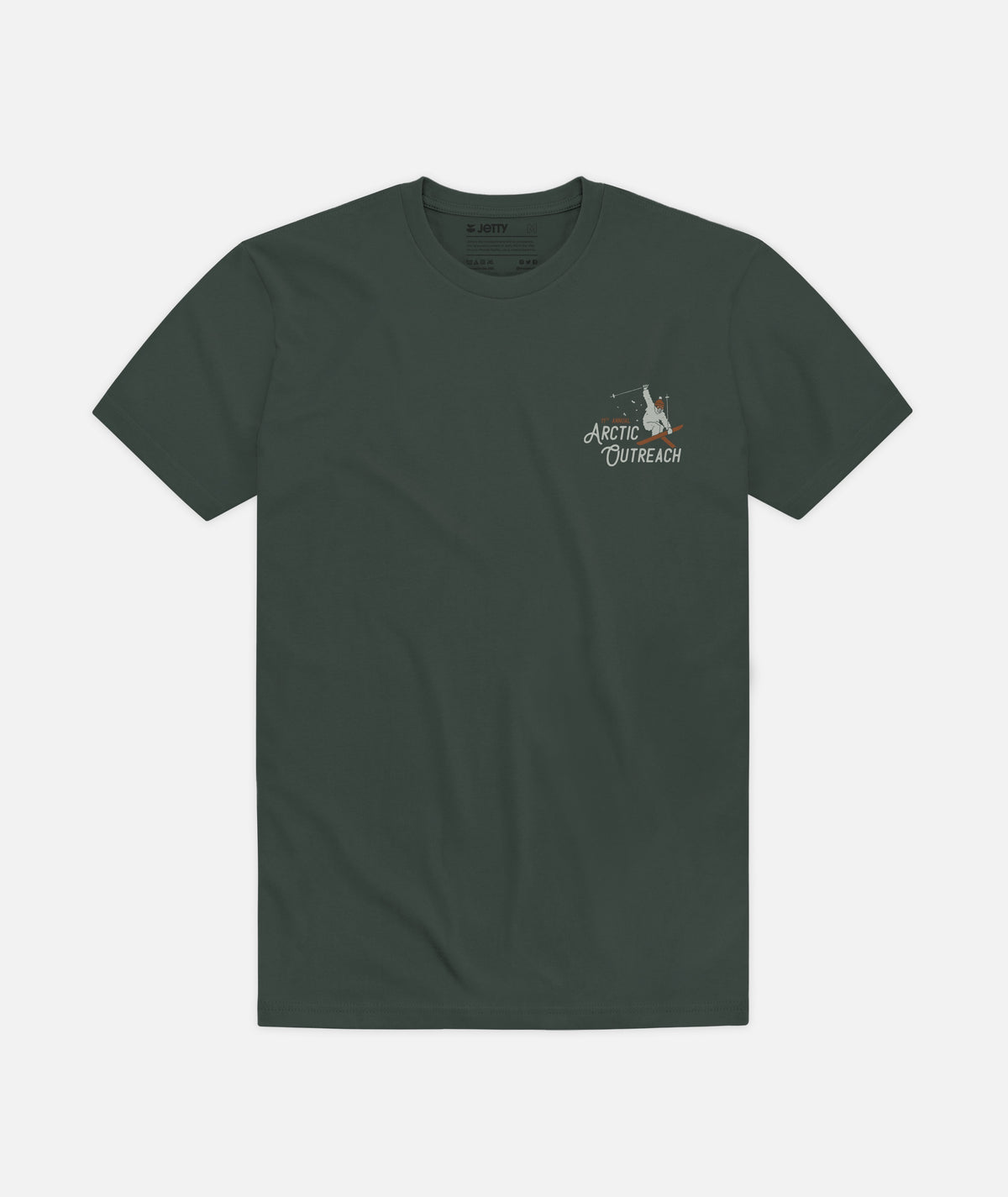 Arctic Outreach 2026 Tee - Hunter Green