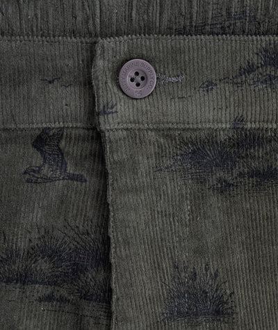 Midship Cord Walkshort - Marsh Green