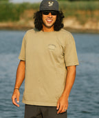 Surf World Tee - Bay Leaf