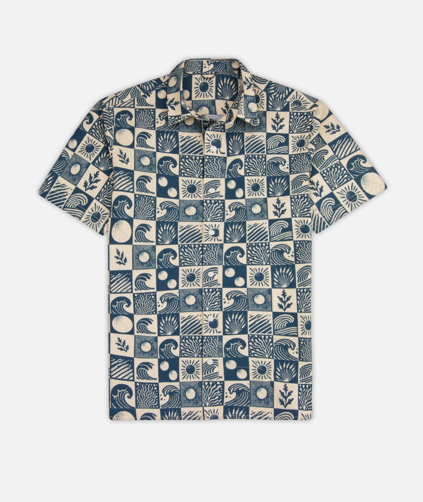 Sandspit Tech Woven Shirt - Oyster Blue
