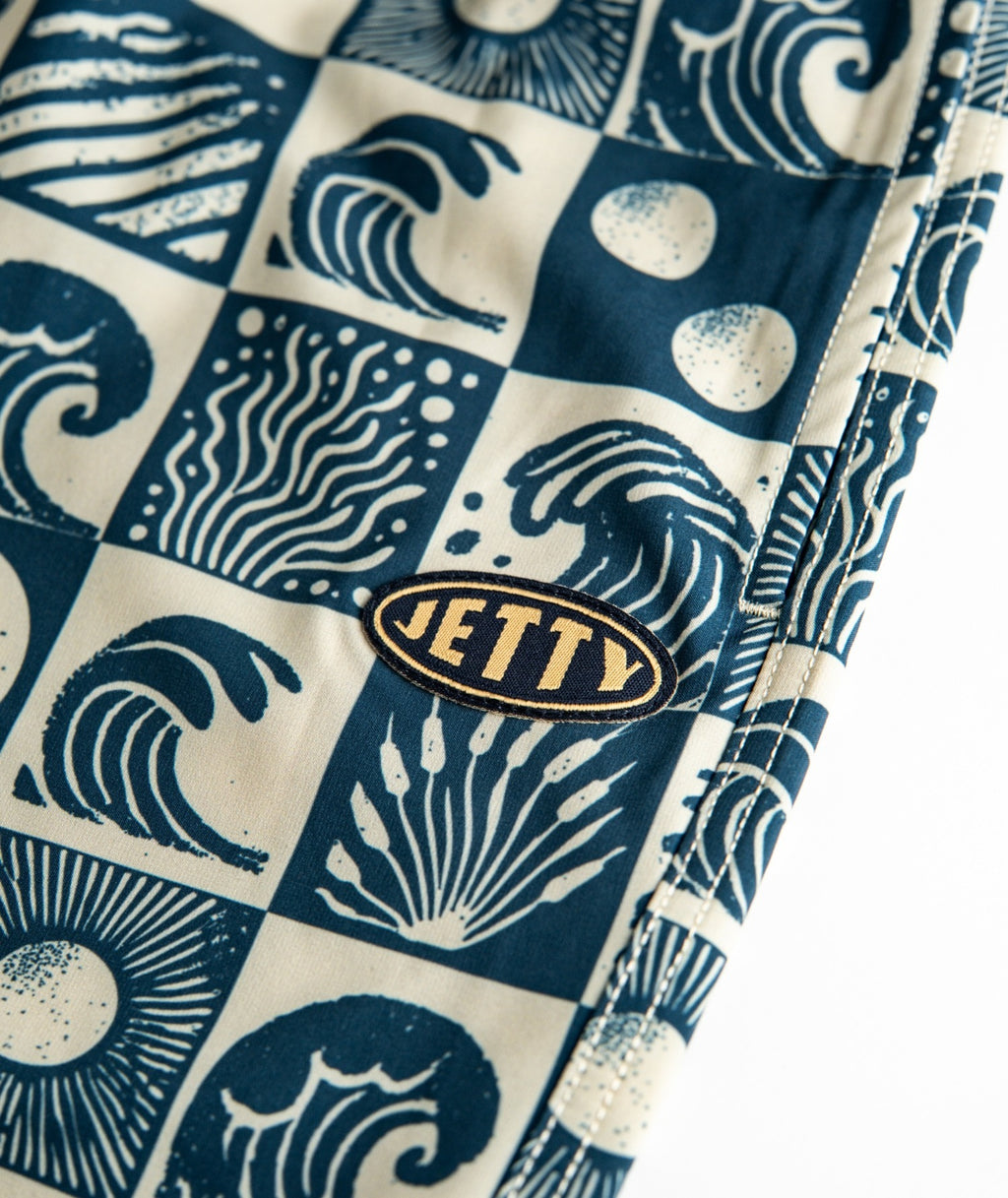 Bayside Volley Short - Oyster Blue - Jetty
