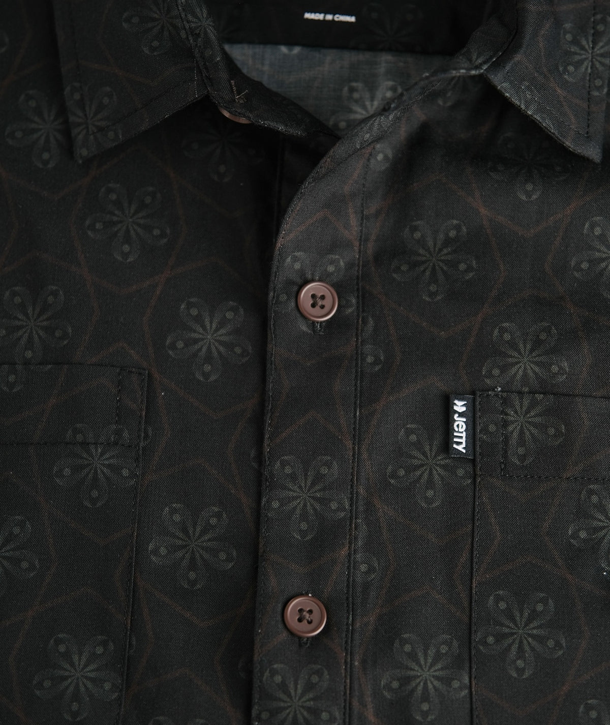 Seabrite Cotton Shirt - Black - Jetty