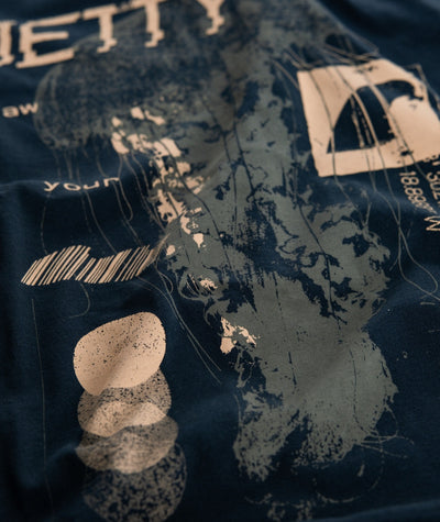 Jelly Glitch Tee - Pirate Black