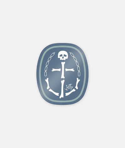 Davy Sticker - Navy