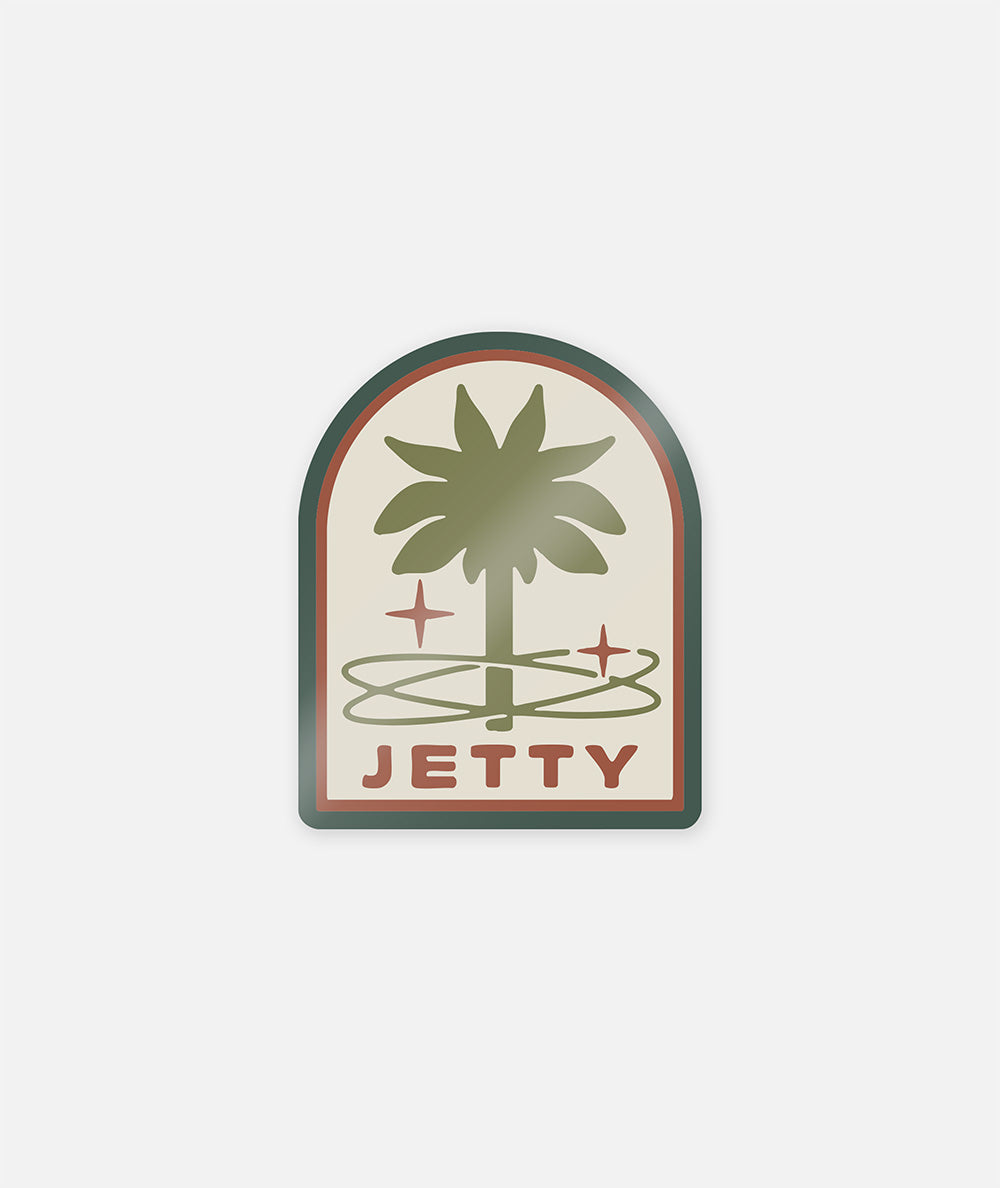 Orbit Grove Sticker - Cream