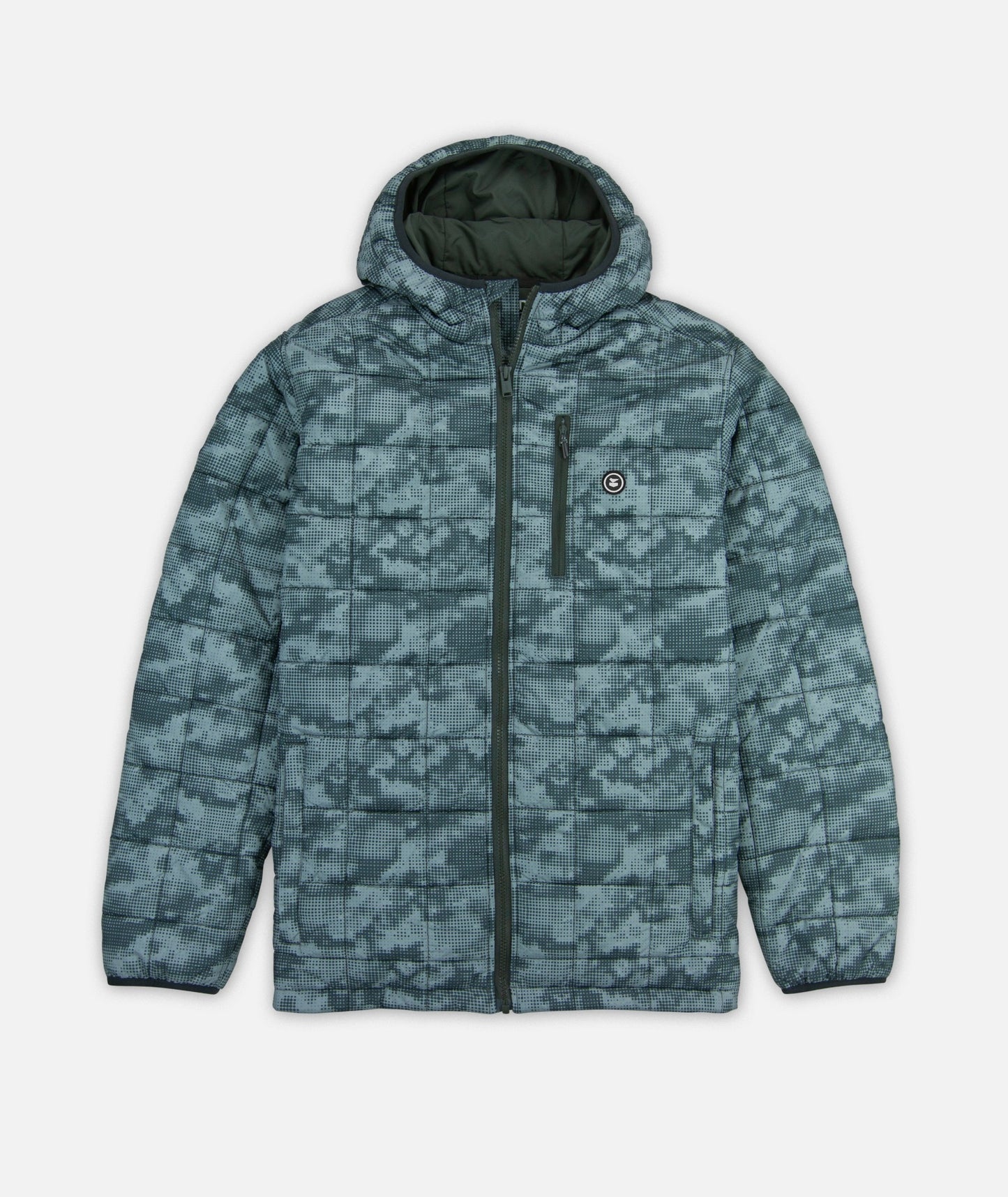 Puffer Coat - Light Grey
