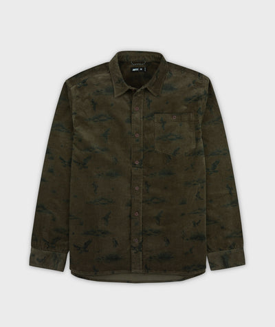 Shoals Corduroy Shirt - Green