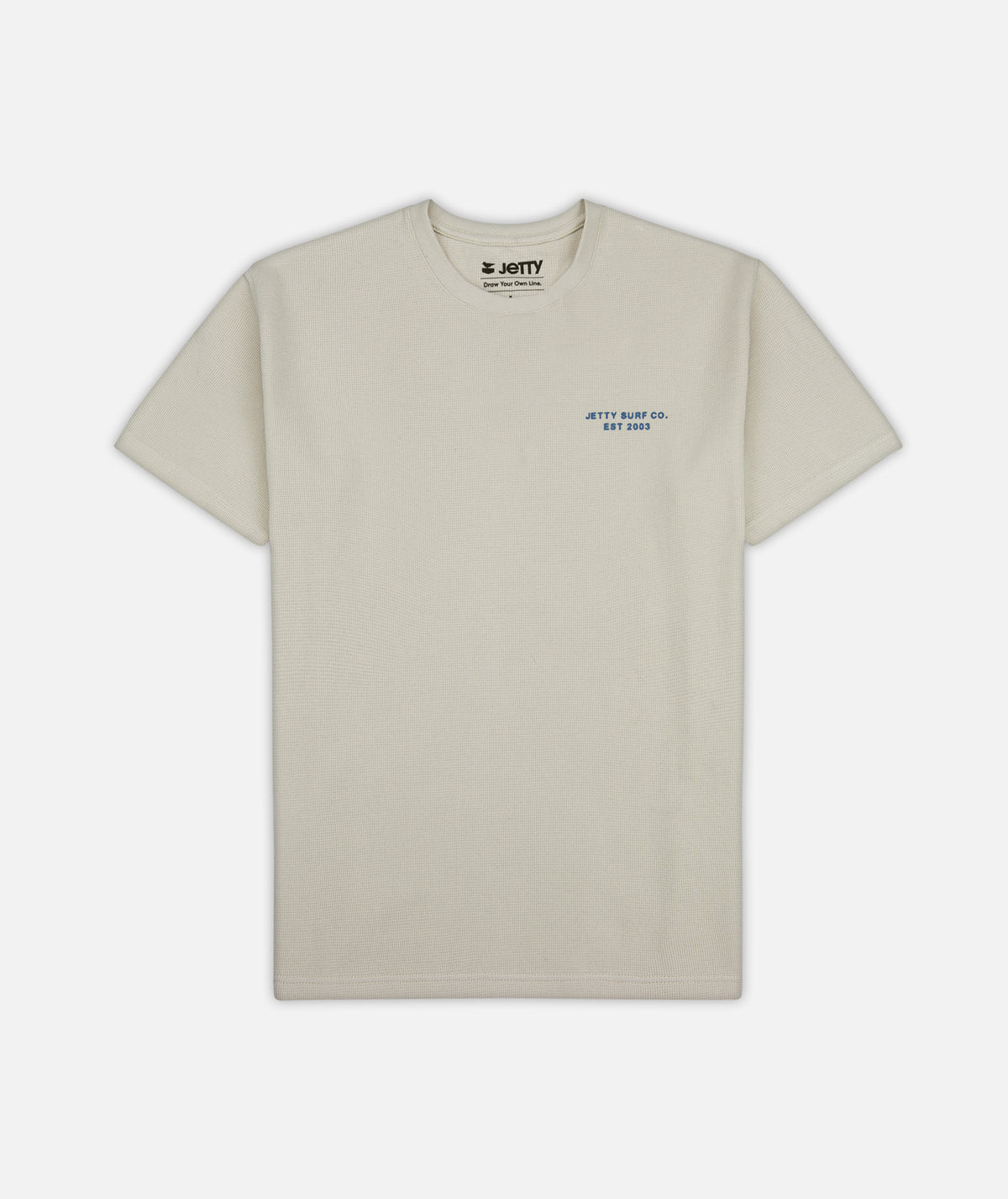 Trench Waffle Tee - White - Jetty