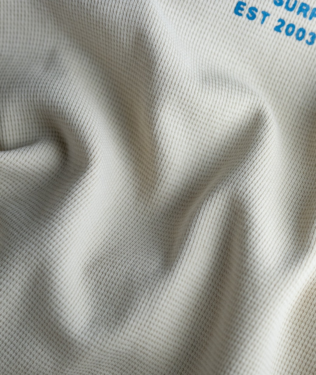 Trench Waffle Tee - White