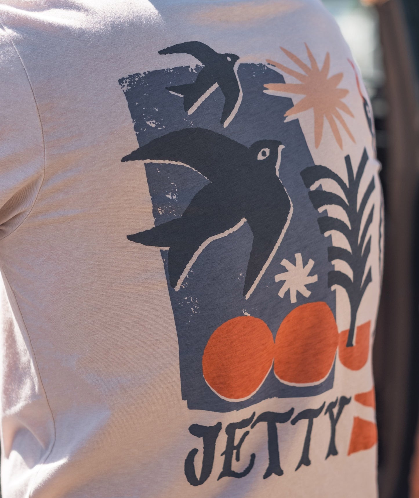 Eastwing Tee - Heather Cement