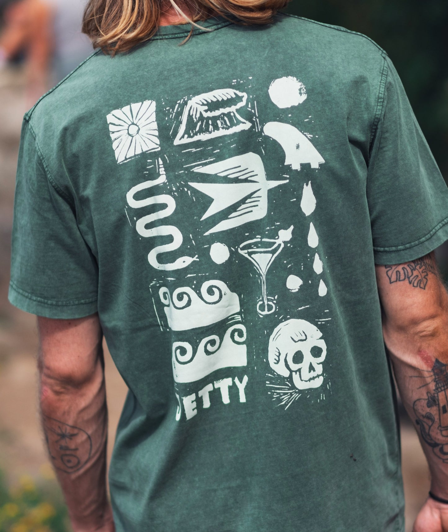 Runes Tee - Green