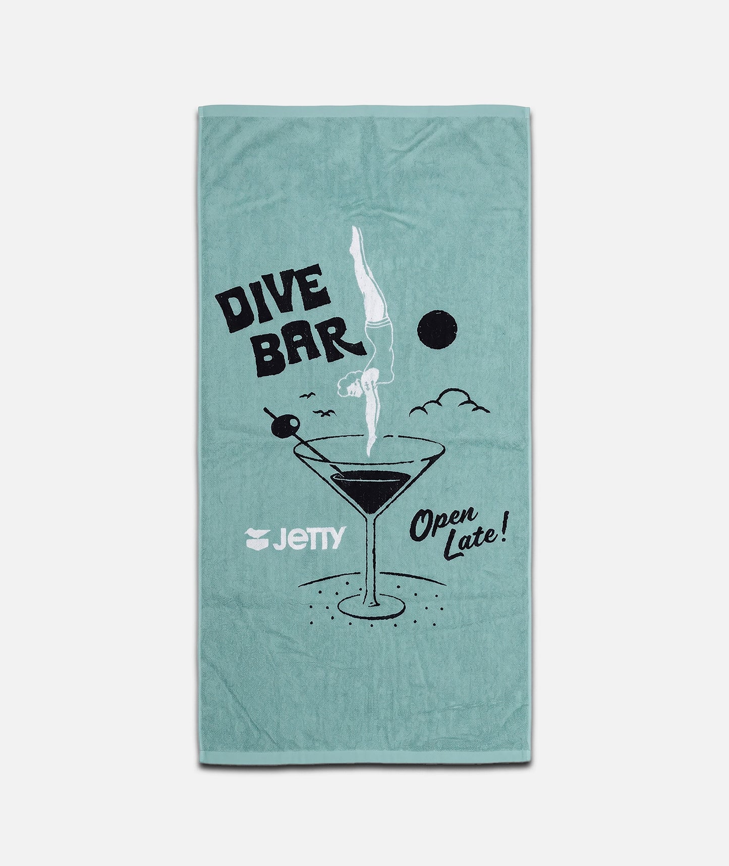 Dive Bar Beach Towel - Mint