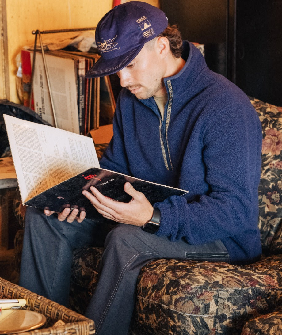 Port Hi Pile Fleece - Navy