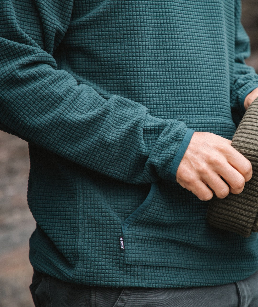 Manteo Tech Hoodie - Forest Green