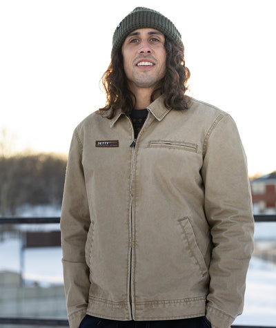 Bradley Canvas Jacket - Brown