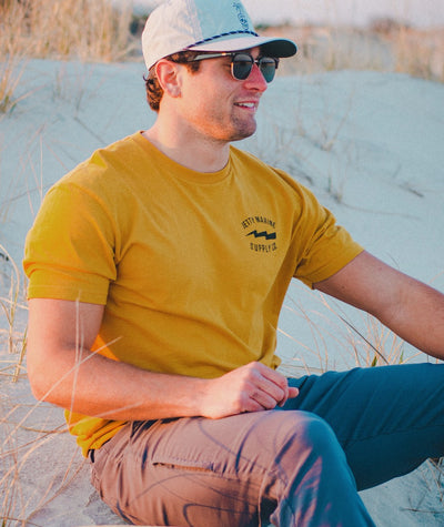 Moray Tee - Mustard - Jetty