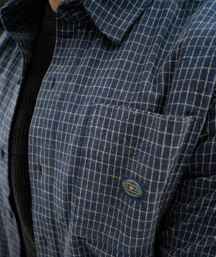 Folly Plaid Shirt - Navy