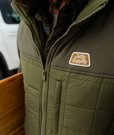 Terrace Vest - Olive Green