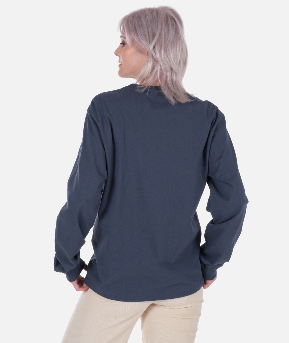 Seatini Long Sleeve Tee - Navy
