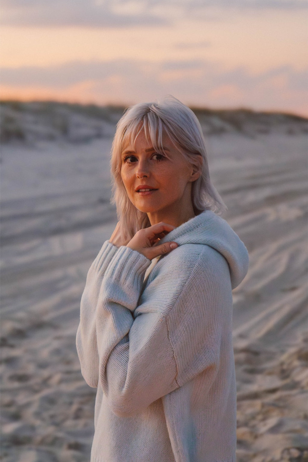 Beacon Jersey Hoodie - Light Blue