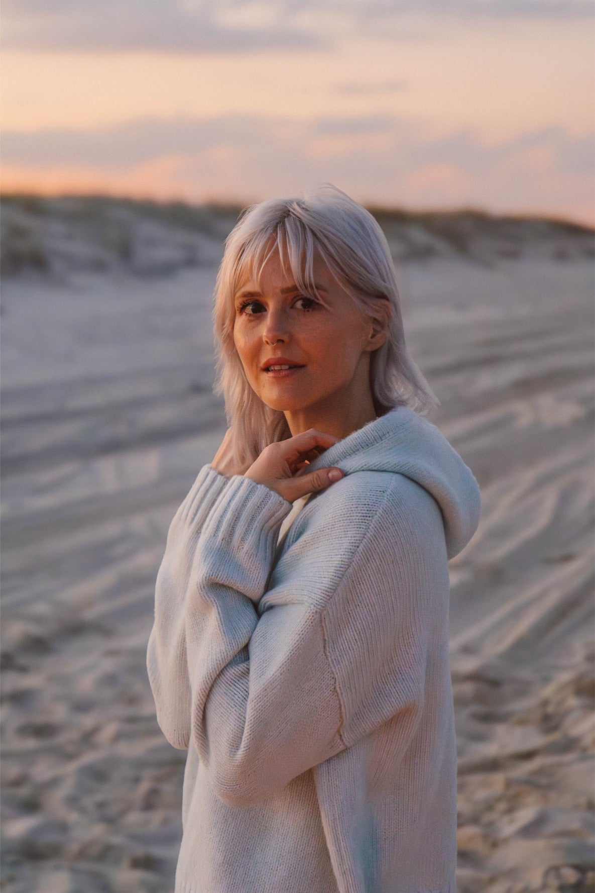 Beacon Jersey Hoodie - Light Blue