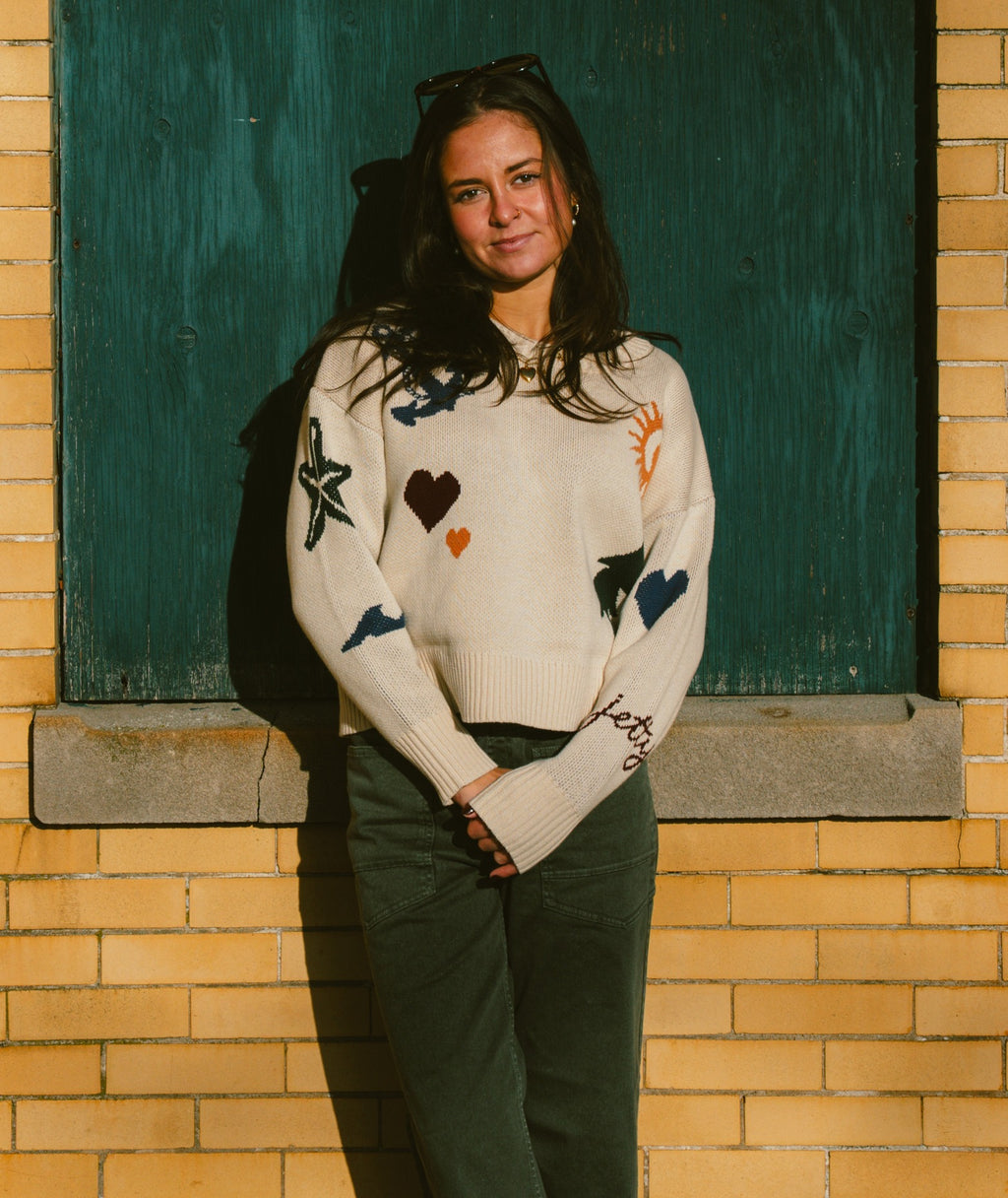 Crescent Sweater - Light Tan