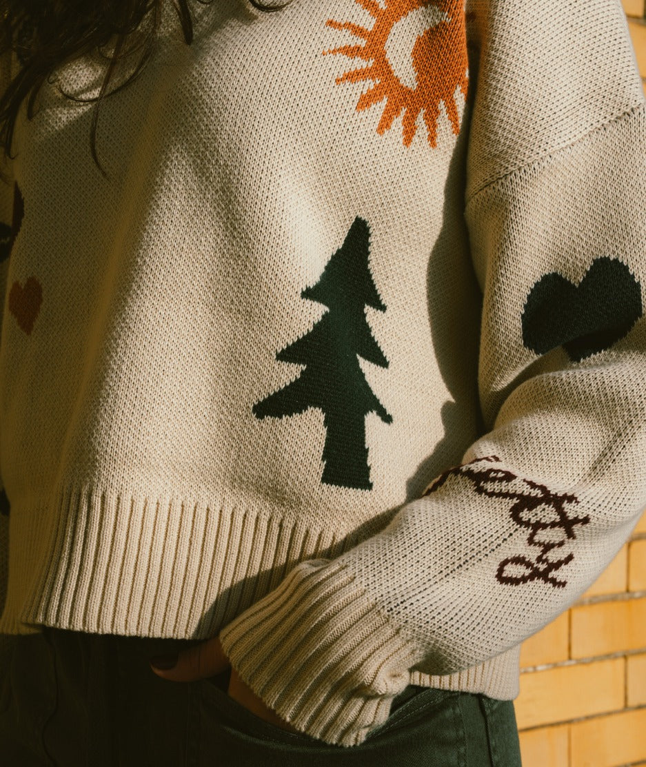Crescent Sweater - Light Tan