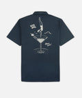 Maris Embroidered Shirt - Navy