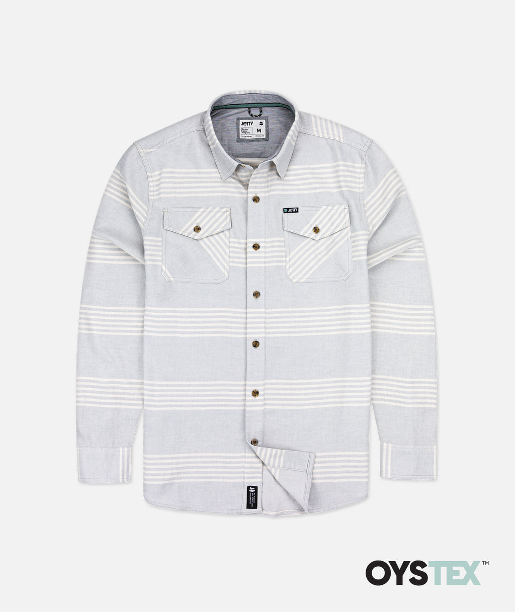 F20 Essex Twill Shirt - Fog - Jetty