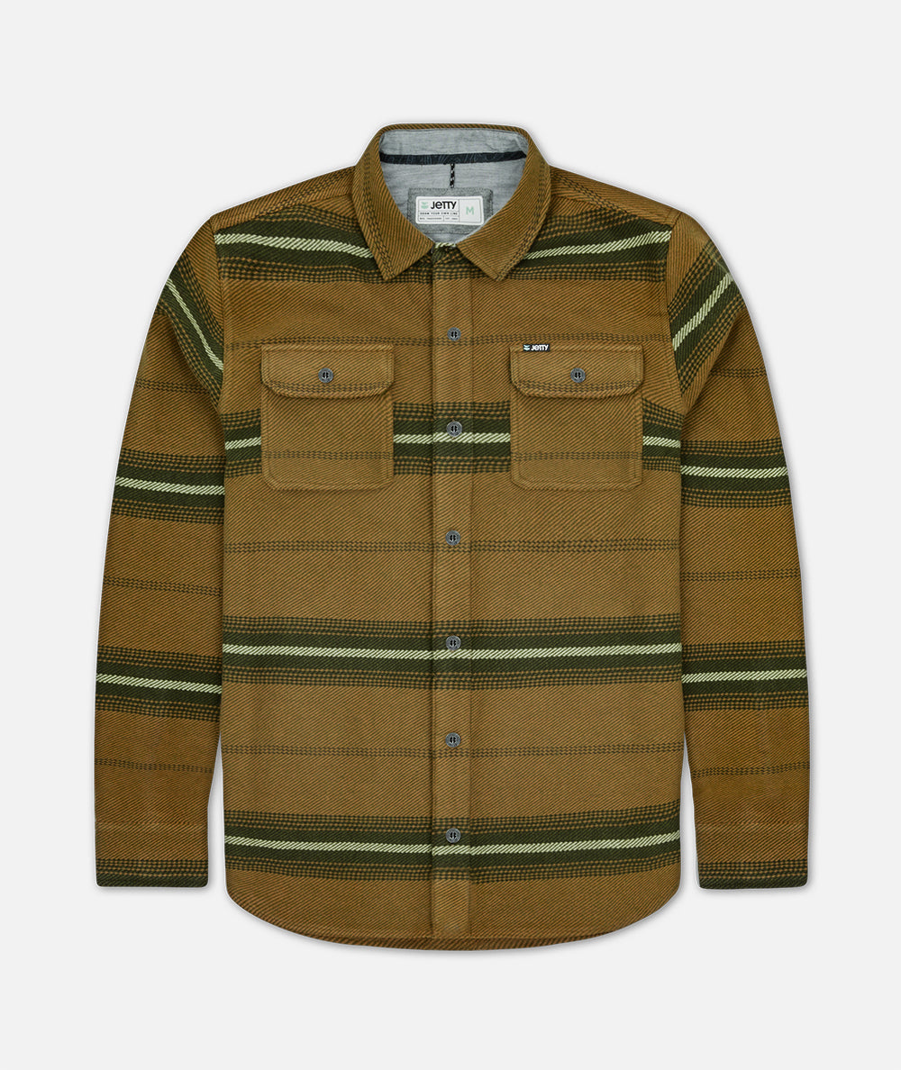 F22 Horizon Flannel - Olive - Jetty