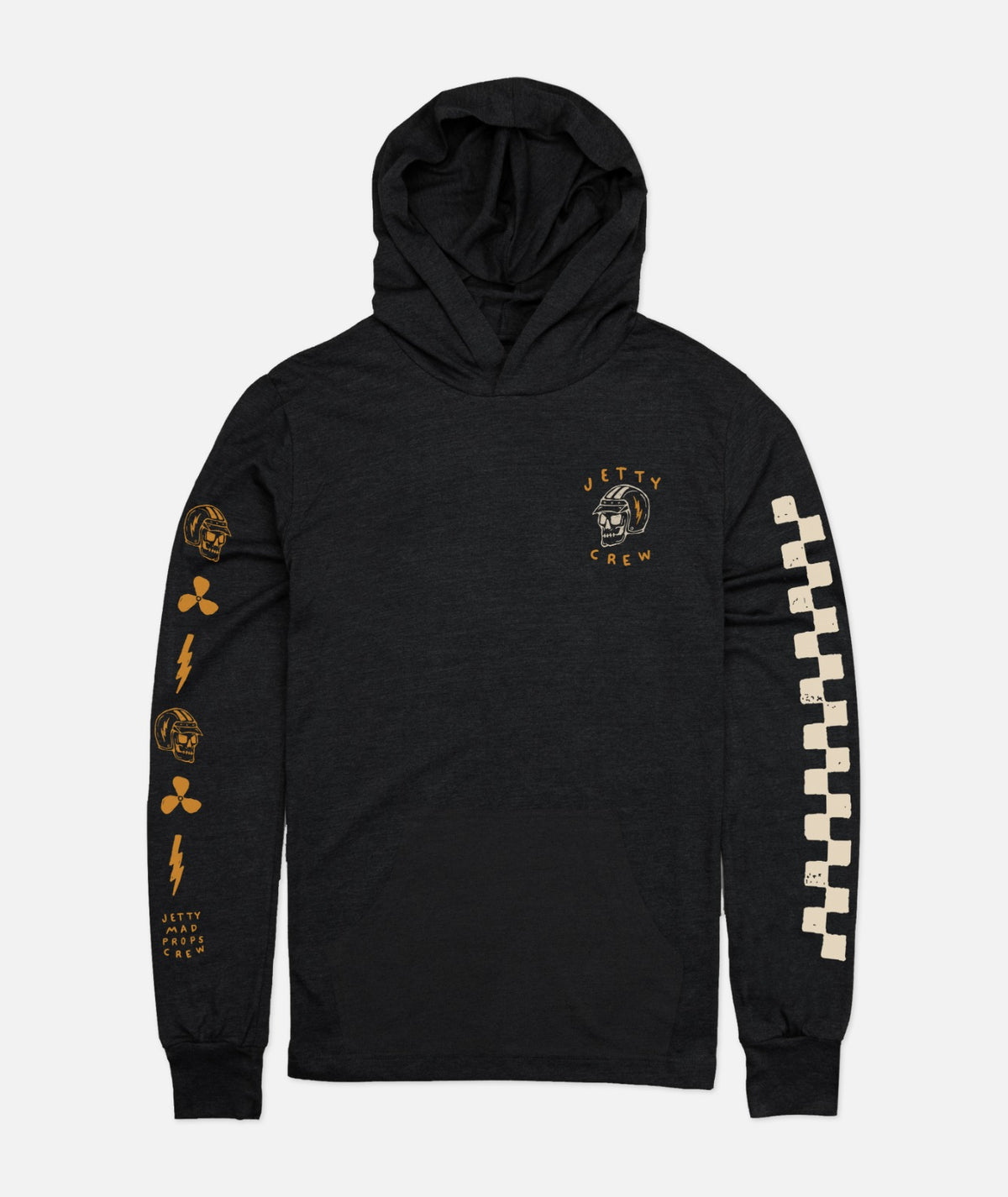 Propskull Hooded LST - Black - Jetty