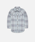 Tellulah Flannel Top - Grey - Jetty
