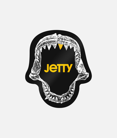 Jaws Black Sticker