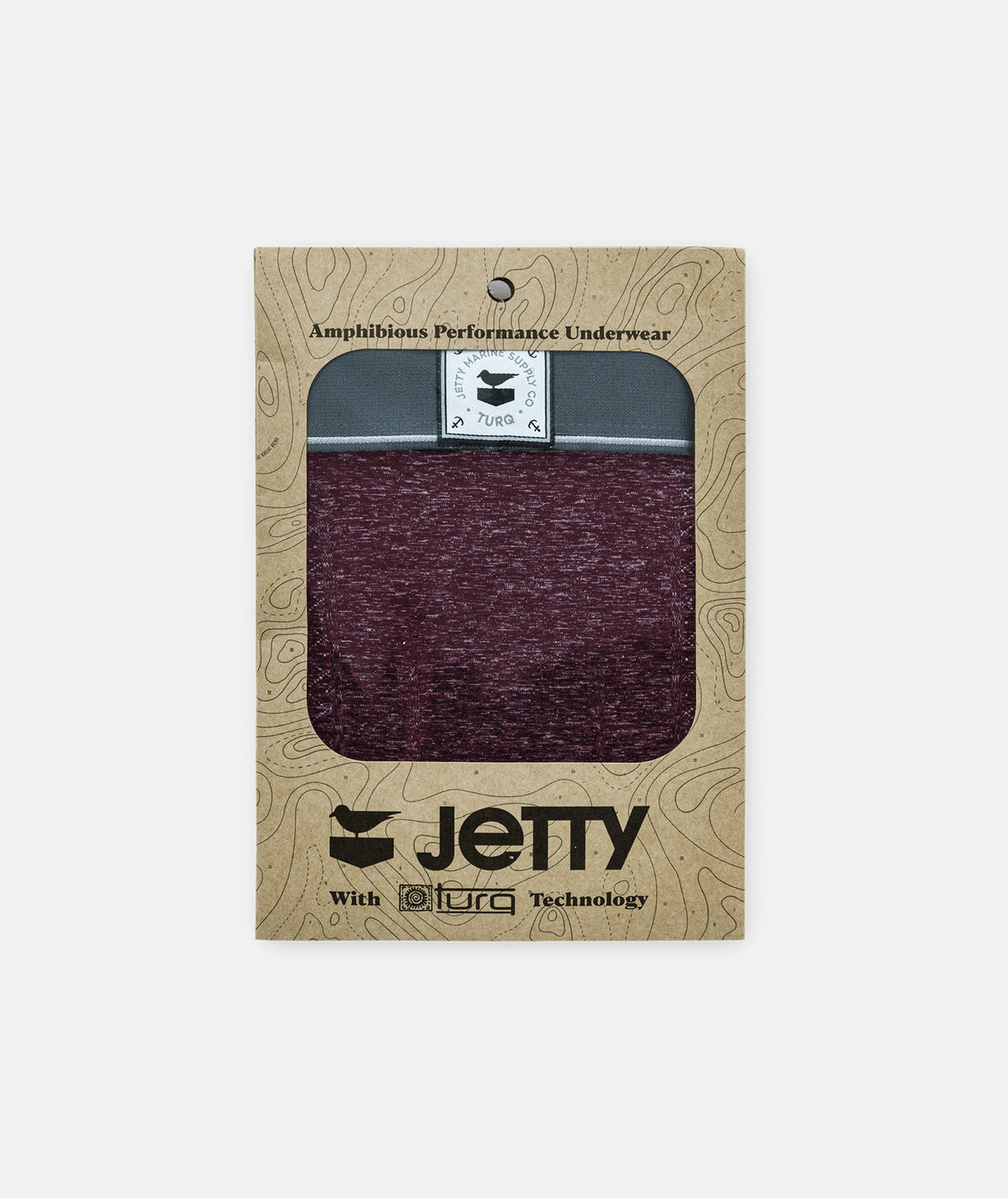 Jetty x Turq Amphibious Performance Briefs - Malbec - Jetty