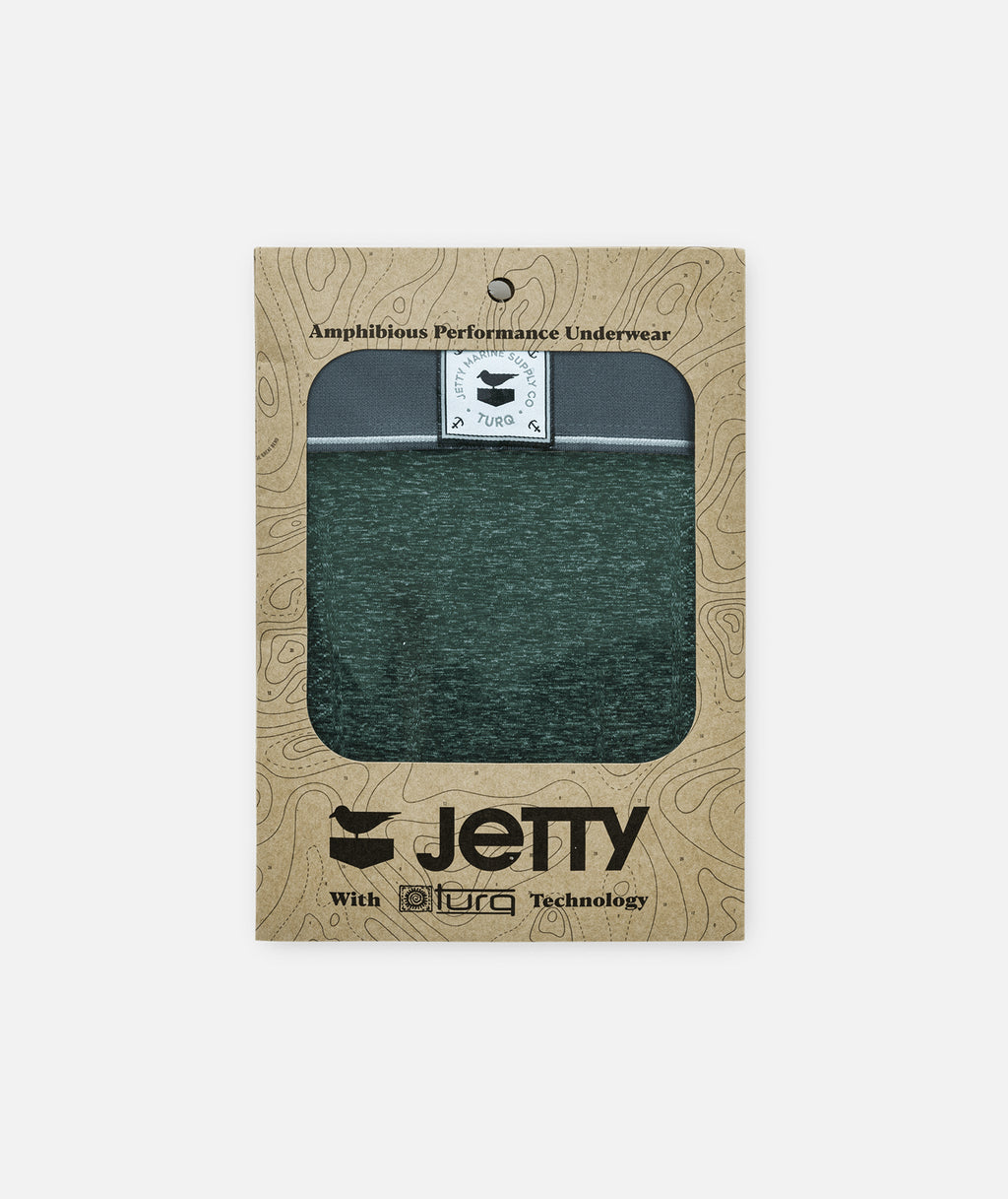 Jetty x Turq Amphibious Performance Briefs - Forest Green - Jetty