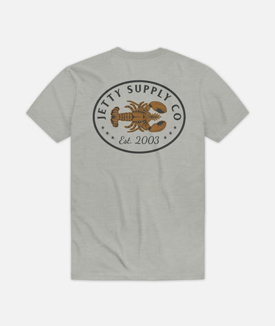 Pincer Tee - Heather Grey